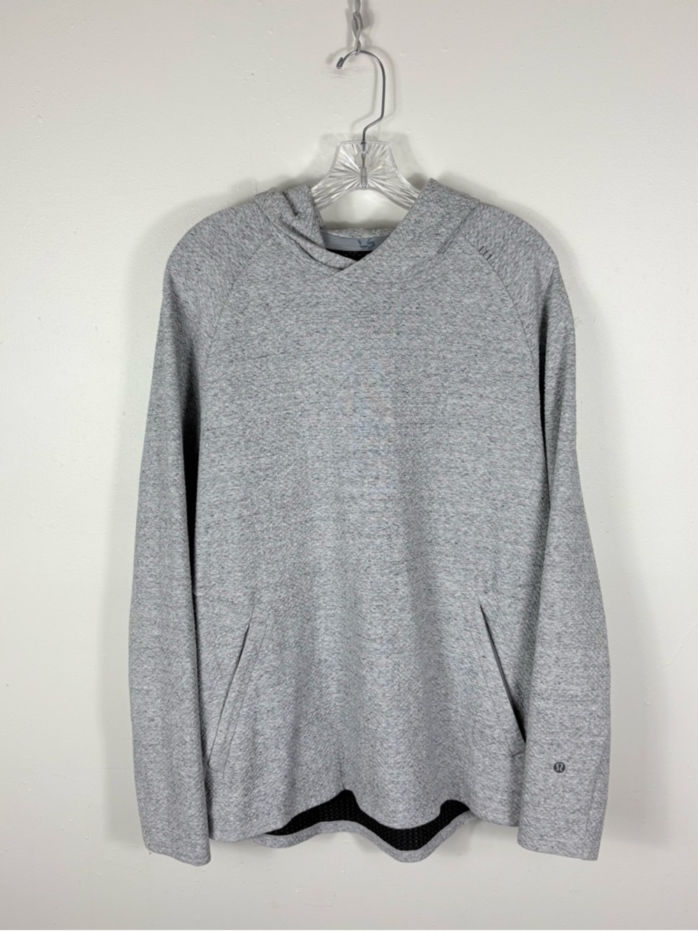 lululemon At Ease Heather Gray Men's Hooded Pullover